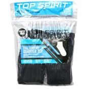 Wholesale - 5pk BLACK FULL CUSHIONED QUARTER SOCKS, UPC: 191730263763